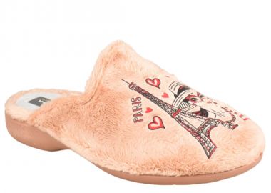 Παντόφλες γυναικείες | Υφασμάτινες | Υφαντίδης | 524021 | Σομόν - Υφαντίδης - 